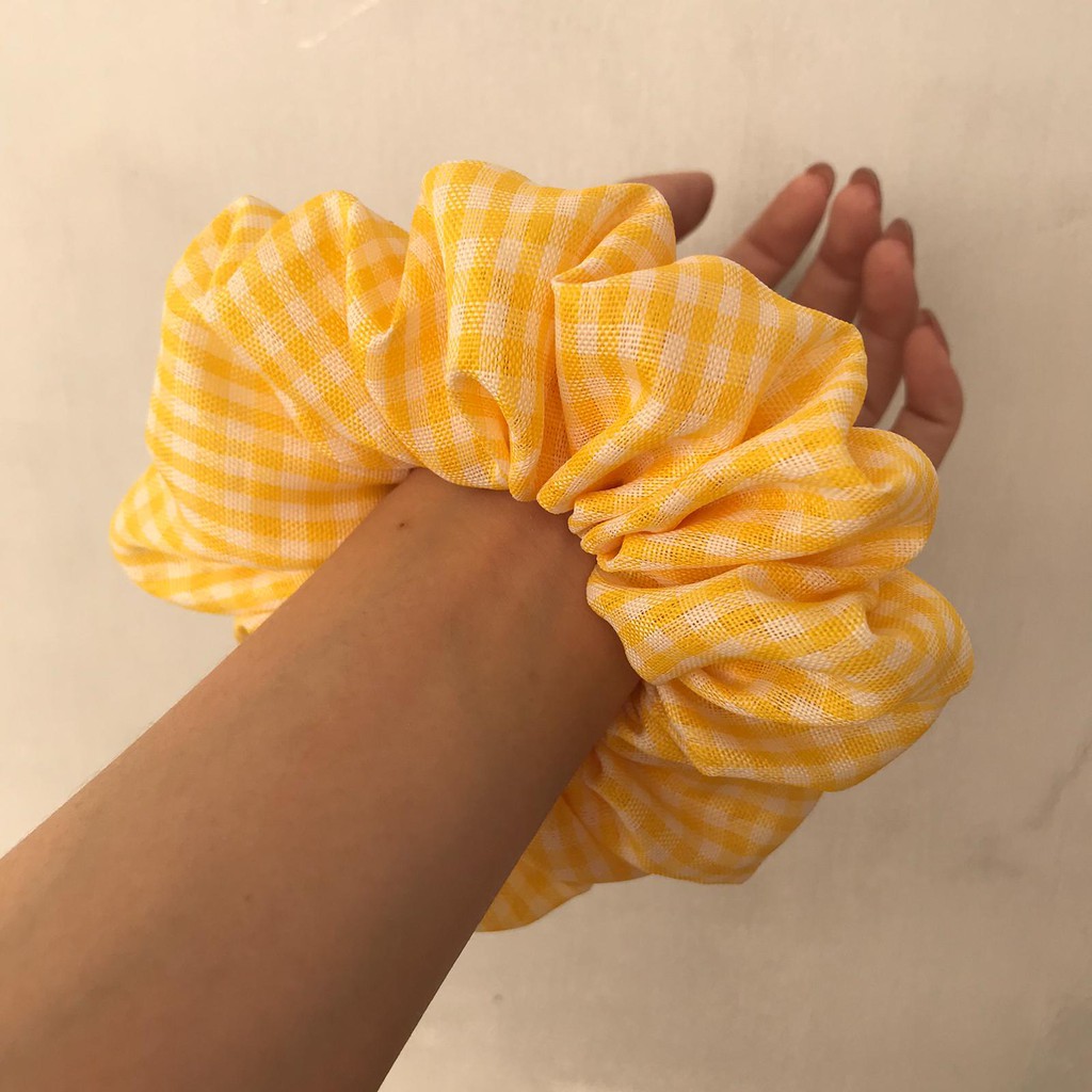 Jual Scrunchie Plaid Ikat Rambut Anti Pusing Cepol Hijab Wanita Aksesoris Rambut Shopee Indonesia 