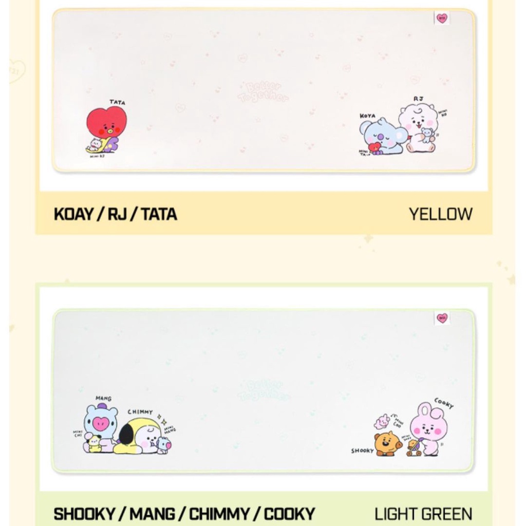 Jual NEW 2021 BT21 KEYBOARD / MOUSE / LONG PAD ROYCHE CUSHION OFFICIAL ...
