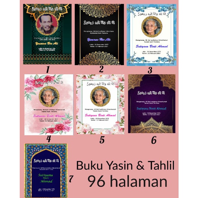 Jual Surat Yasin Buku Yasin Buku Tahlil Percetakan Lampung