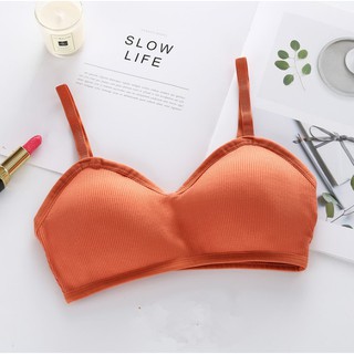 Bra Wanita Seamlesbh Wanitabra Wanita Tanpa Kawatbra Push Up - Kuning 34