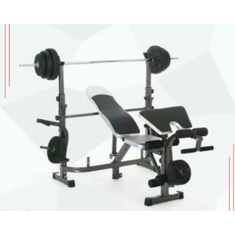 Jual bench press multi fungsi beban 40kg | Shopee Indonesia