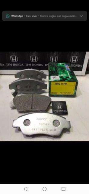 Jual NP0 / NPS 117 Nissin Brake Pad Kampas Rem Depan Honda Freed