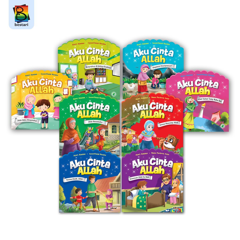 Jual Buku Cerita Aku Cinta Allah - Buku Cerita Anak Islami Bergambar