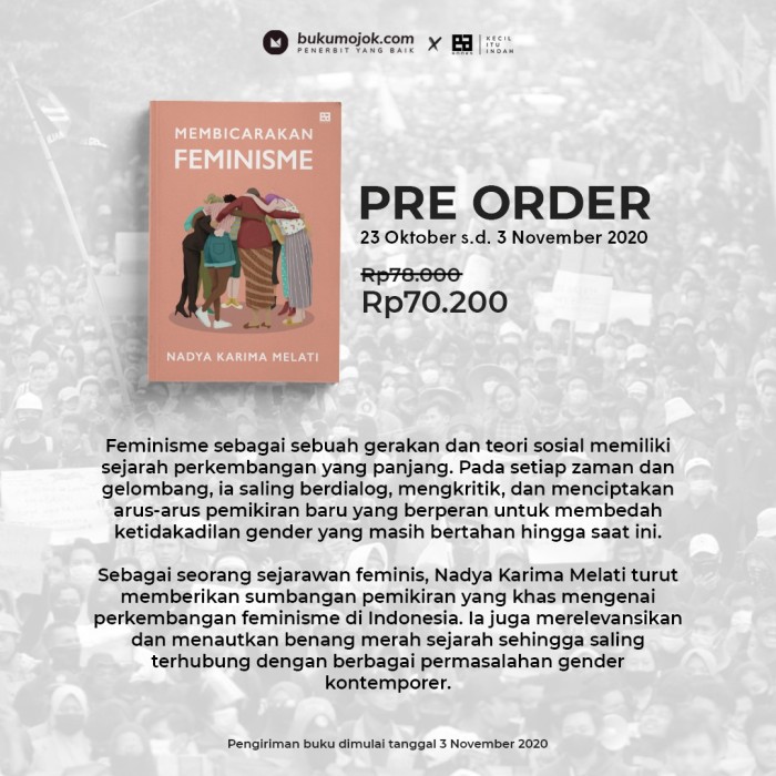 Jual Buku Membicarakan Feminisme - Nadya Karima Melati | Shopee Indonesia