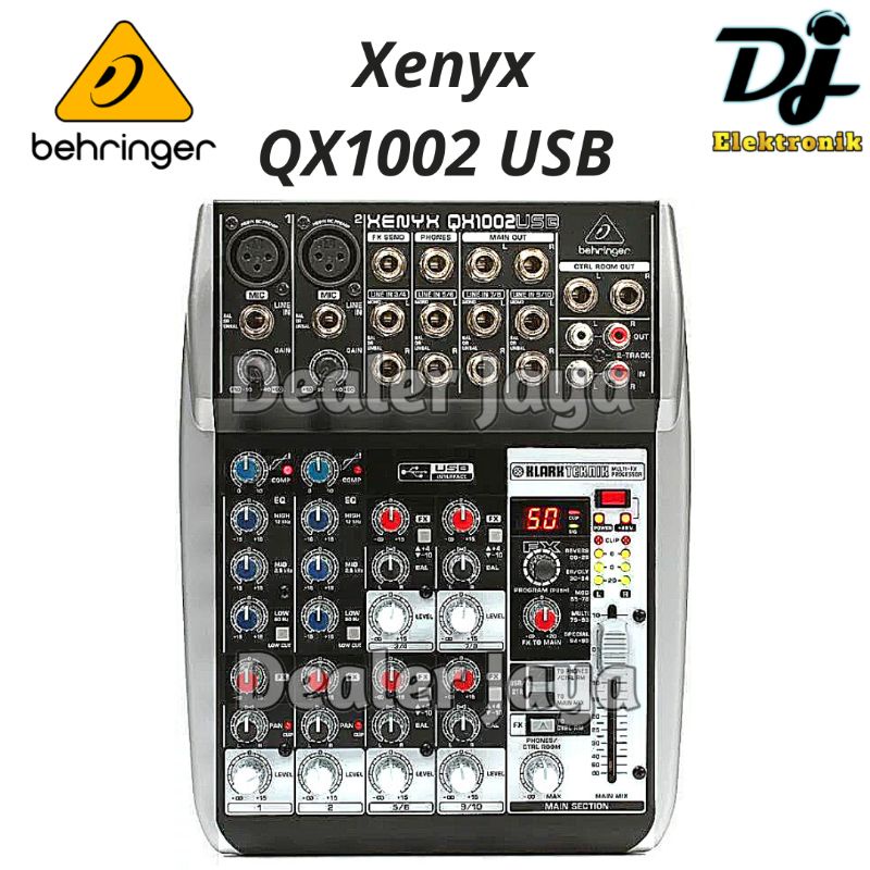 Jual Mixer Analog Behringer Xenyx QX 1002 USB / QX1002USB 10 channel