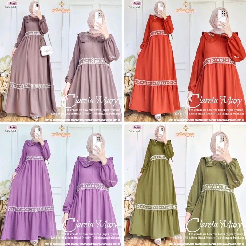 Jual Clareta Maxy By Aufaa | Shopee Indonesia