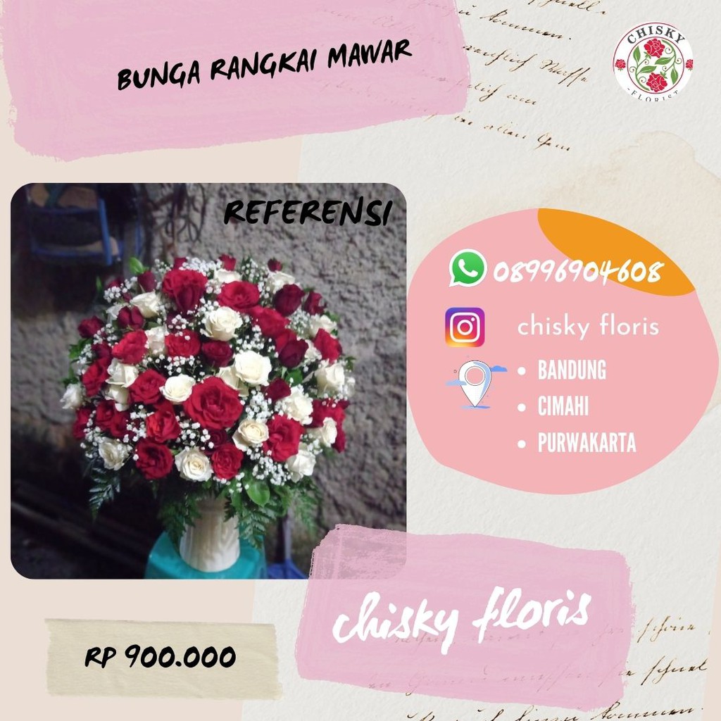 Jual BUNGA RANGKAI MAWAR BUNGA ASLI READYY BISA LANGSUNG DI GOJEK ...