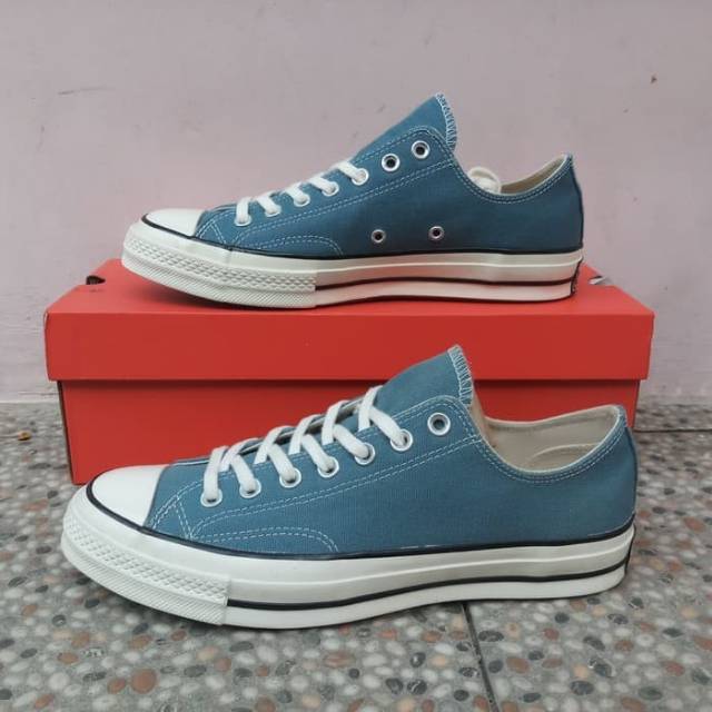 Jual Converse CT70s OX Celestial Teal Black Egret 100 Original Shopee Indonesia