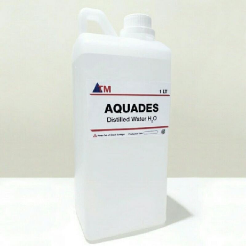 Jual Aquadestaquadesakuades Distilled Water Air Suling H2o 1 Liter Shopee Indonesia 8800