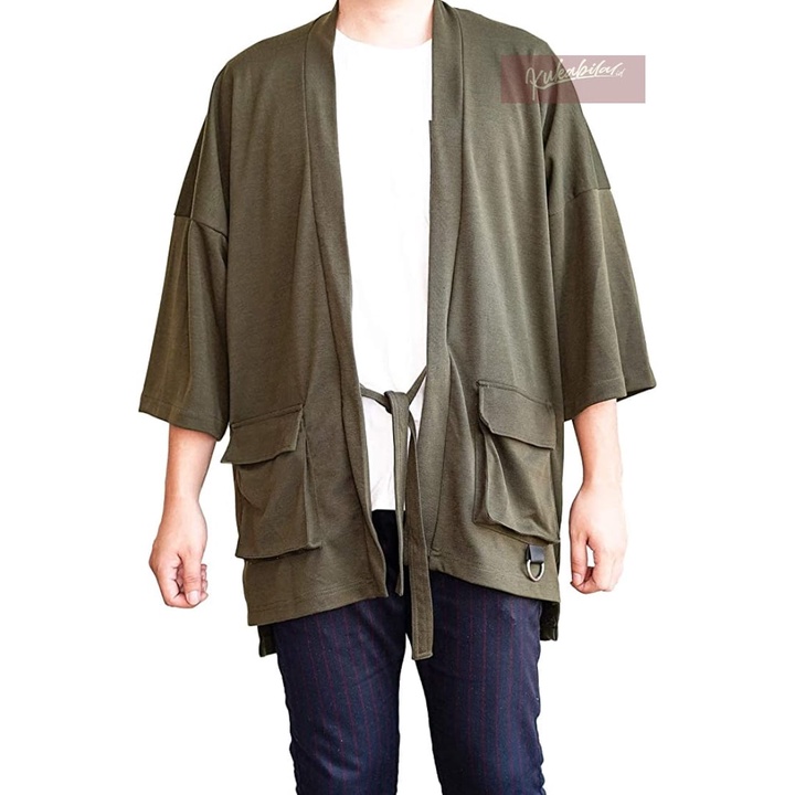 Jual KUKABILAL CARDIGAN PRIA JEPANG OUTER KIMONO COWOK RING D Shopee Indonesia