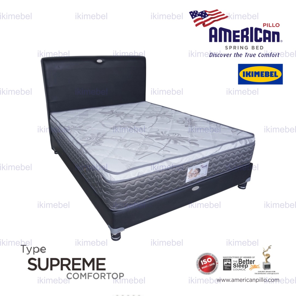 Jual Springbed AMERICAN PILLO Type Supreme Comfortop (Matters Only ...