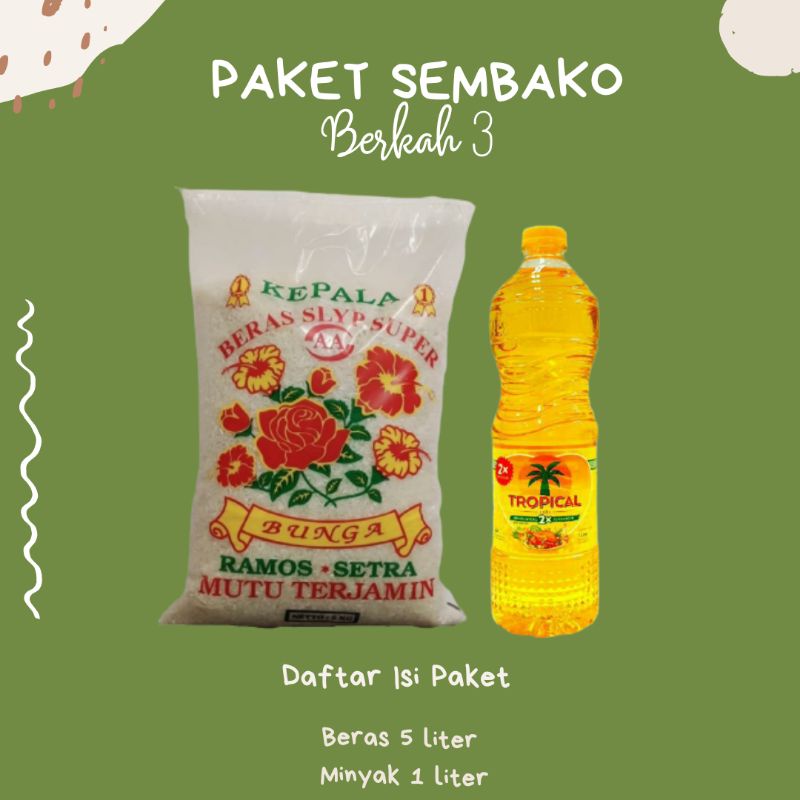 Jual Paket Sembako Hampers Beras Minyak Goreng | Shopee Indonesia