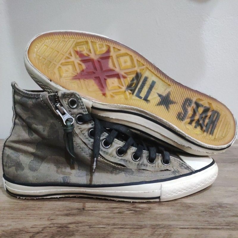 STHIRA CONVERSE JOHN VARVATOS DOUBLE ZIP HI CAMO