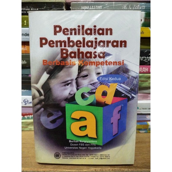 Jual Buku PENILAIAN PEMBELAJARAN BAHASA BERBASIS KOMPETENSI EDISI KEDUA ...