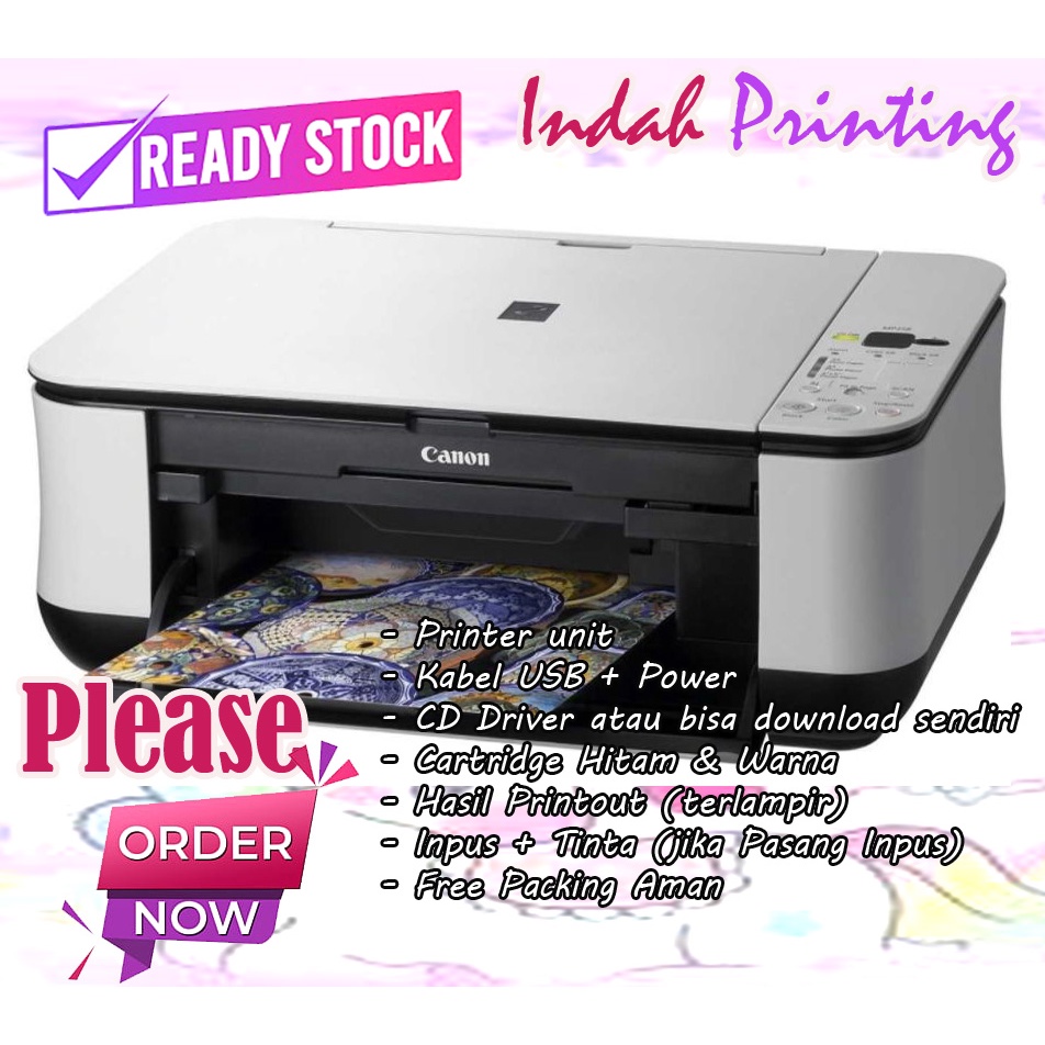 Jual Printer Canon Pixma MP258/287/237 kosongan Multifungsi