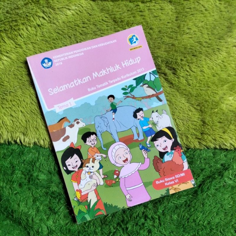 Jual Original Buku Tematik Terpadu Selamatkan Makhluk Hidup Kelas 6