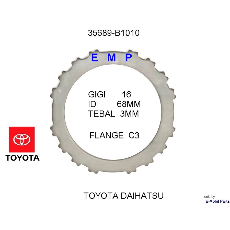 Jual PLAT MATIC FLANGE AGYA AVANZA TERIOS RUSH 35689-B1010 | Shopee ...