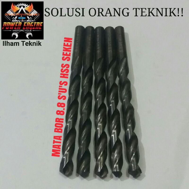 Jual Mata Bor Besi Bor Besi Mata Bor Merk Sus Hss Seken Atau Dril Atau Alat Bubut Shopee