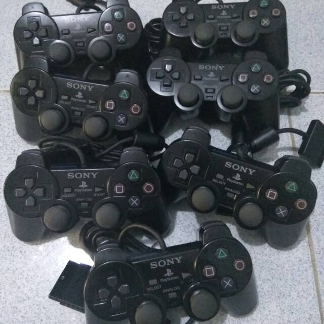 Jual Stick Stik Ps2 Playstation 2 Dualshock 2 Original Mesin Hitam