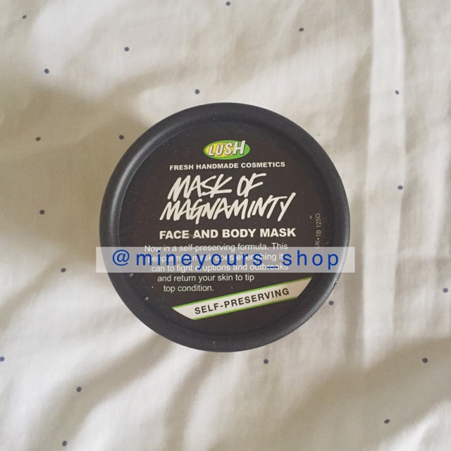 Jual Lush Mask of Magnaminty (Self Preserving) Shopee Indonesia