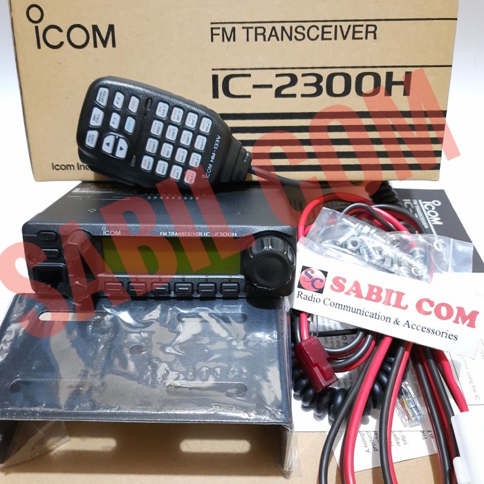 Jual {BISA COD MURAH} RADIO RIG ICOM IC 2300H VHF / RIG ICOM 2300 ...