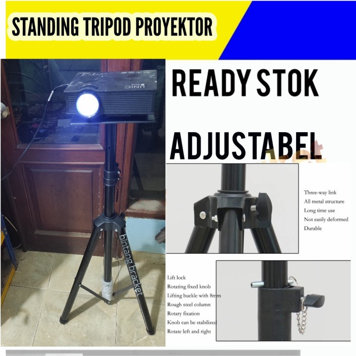 Jual Tripod Proyektor Display Floor Stand Infokus Mount For Camera Shopee Indonesia