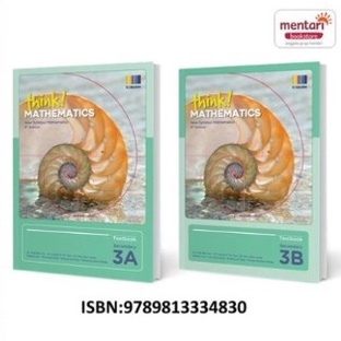 Jual Think! Mathematics Secondary Textbook dan Workbook 3A&3B (8Ed ...