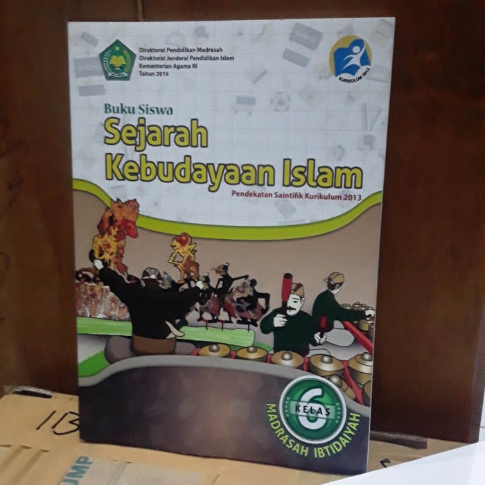 Jual Buku Siswa Sejarah Kebudayaan Islam MI Kelas 6 K-13 | Shopee Indonesia