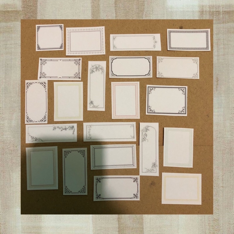 Jual Stiker | Stickers Frame white aesthetic #(028) | Shopee Indonesia