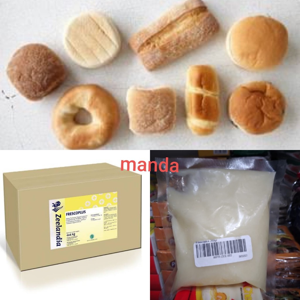 Jual Frescoplus bread softener pengempuk dan pengawet roti | Shopee ...