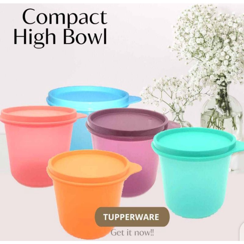 Jual Murah Tupperware Compact High Bowl 650ml Toples Serbaguna CHB ...