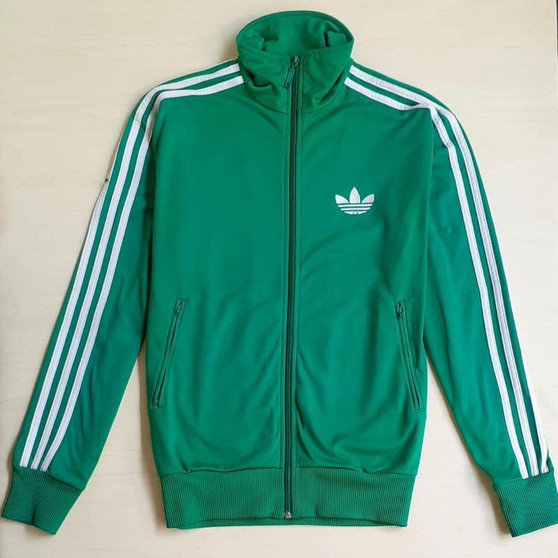 Adidas firebird outlet track top green