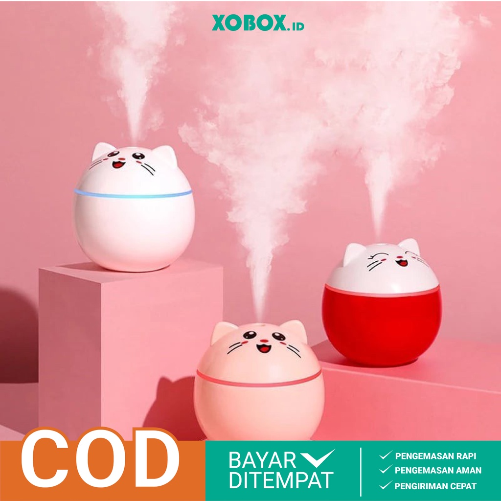 Jual Cute Cat Humidifier 300ML Essential Oil Diffuser Aroma Terapi ...