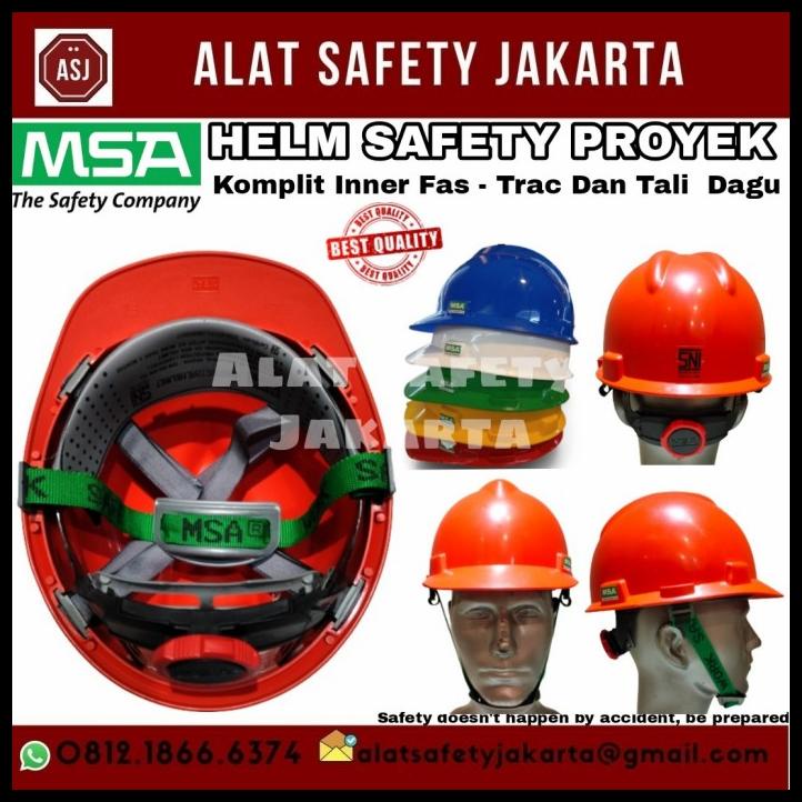 Jual Helm Proyek Msa Lokal Inner Fastrack Tali Dagu Chin Strap Shopee Indonesia