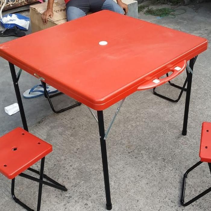 Jual hiking camping gaul meja kursi lipat outdoor camping liburan table ...
