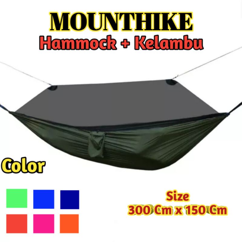 Jual Hammock kelambu Mounthike ayunan dengan tutup kelambu Shopee
