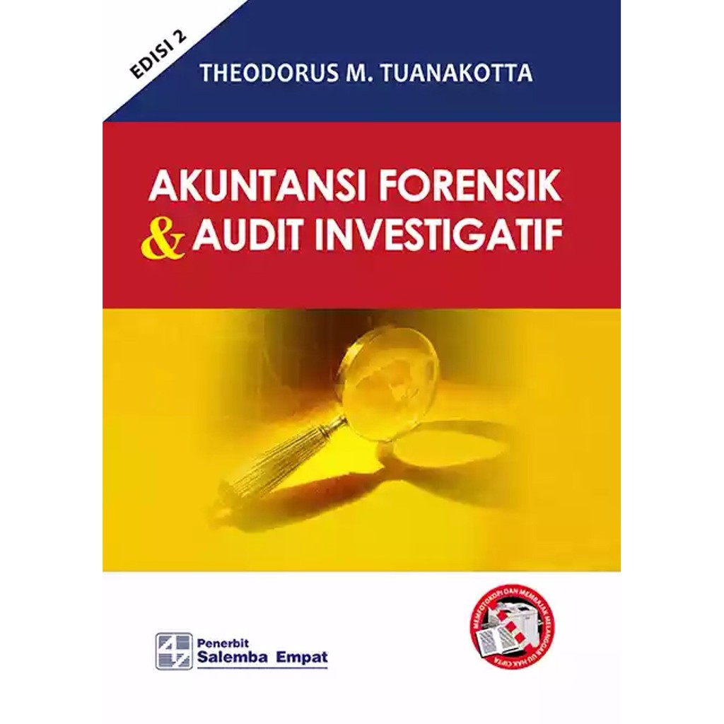 Jual Buku Akuntansi Forensik Dan Audit Investigatif Edisi 2 By ...