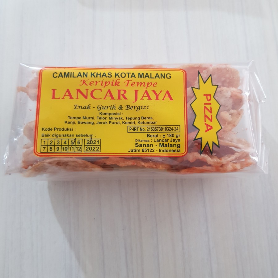 Jual Kripik Tempe Lancar Jaya Khas Malang Shopee Indonesia