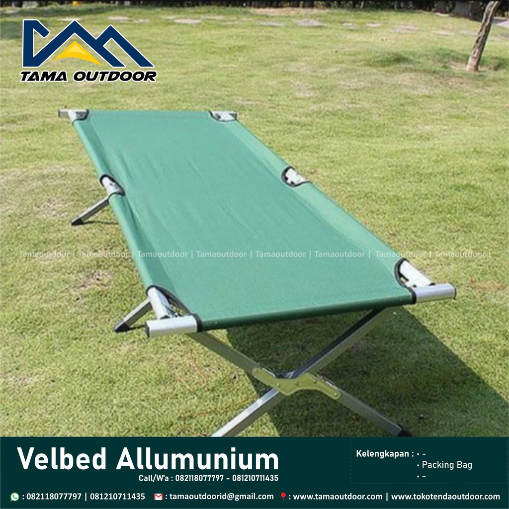 Jual Folding Bed Bad | Alat Tidur Lipat | Velbed ALumunium | Shopee ...