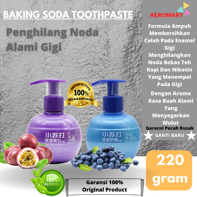 Jual Pasta Gigi Baking Soda Ajaib Pemutih Gigi Kuning dan Penghancur