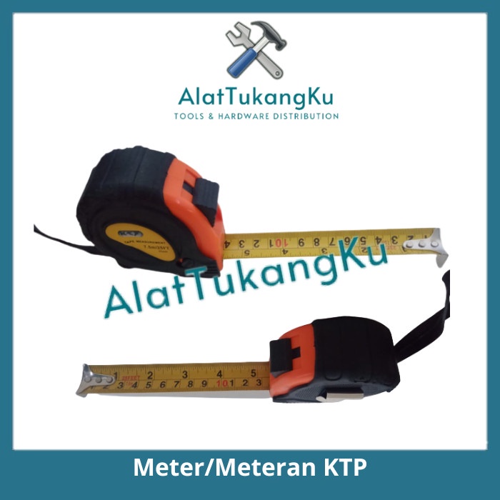 Jual Meteran Body Karet 3 m 5 m 7,5 m KTP/Meter Alat Ukur Panjang ...