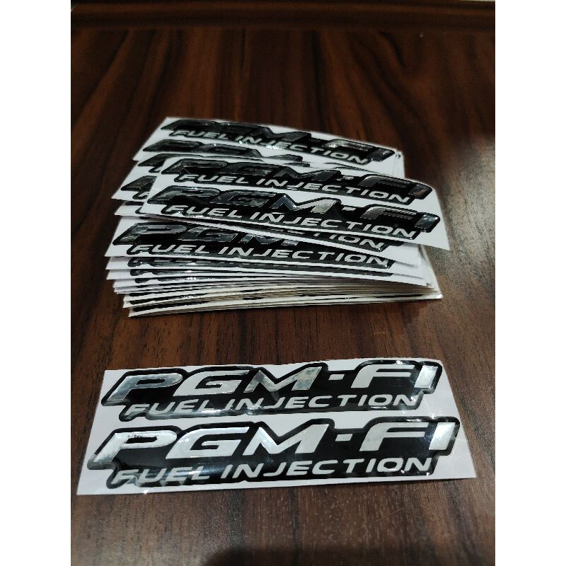 Jual STICKER EMBLEM PGM FI FUEL INJECTION | Shopee Indonesia