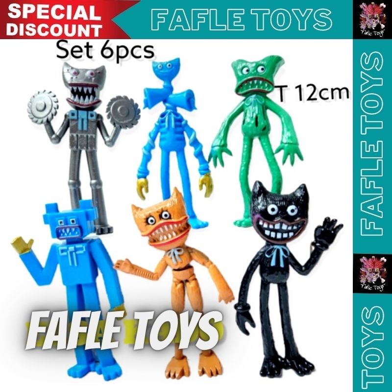 Jual Mainan Figure Game Horor Poppy Playtime Huggy Wuggy Kissy Missy
