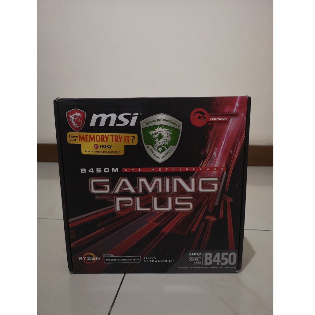 Jual Motherboard MSI B450M Gaming Plus (AM4) | Shopee Indonesia