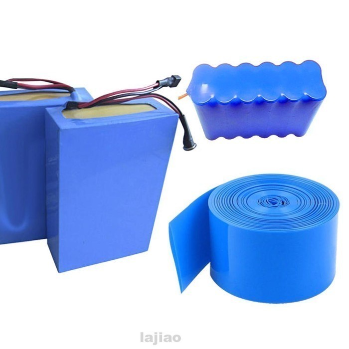 Jual Heat Shrink Tube PVC Jacket 18650 Battery Baterai Wrap 130mm 1 ...