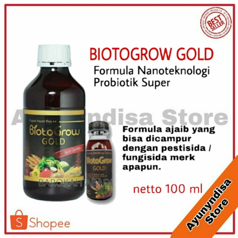 Jual 0BIOTOGROW 100ML | PUPUK ORGANIK PROBIOTIK | UNTUK SEMUA JENIS ...