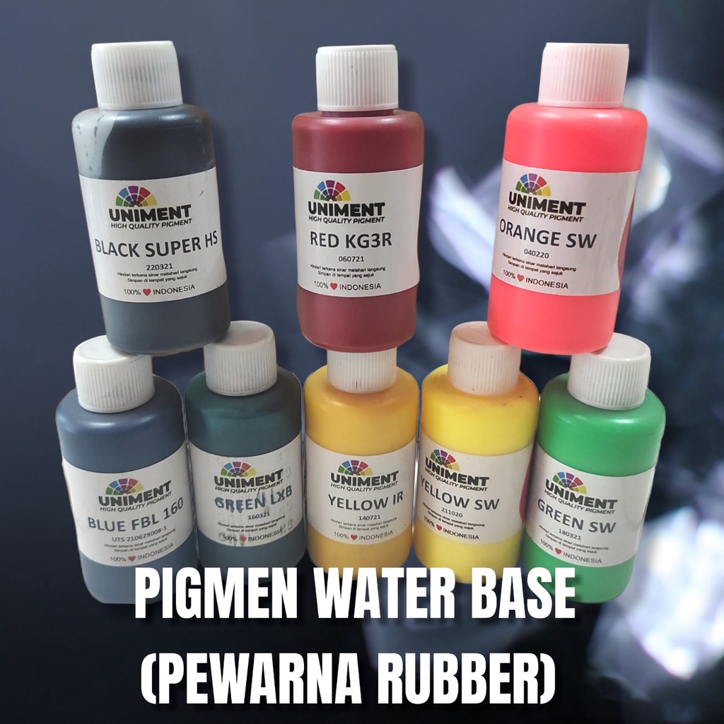 Jual Pigmen Water Base Pewarna Tinta Pasta Rubber 100gr | Shopee Indonesia
