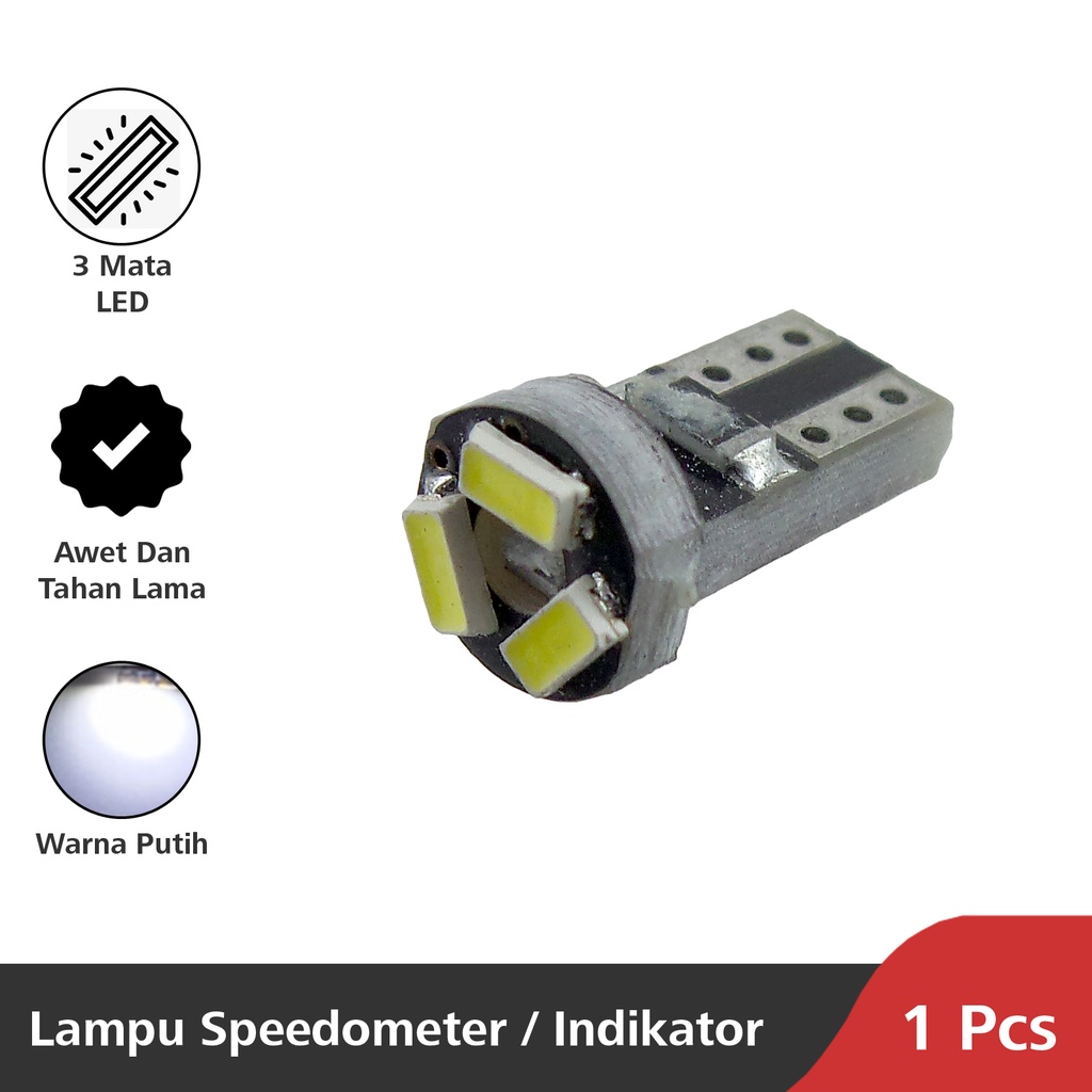 Jual Otomobil Lampu Dashboard Led 1 Pcs T5 Tipis 3 SMD Dashboard Light ...