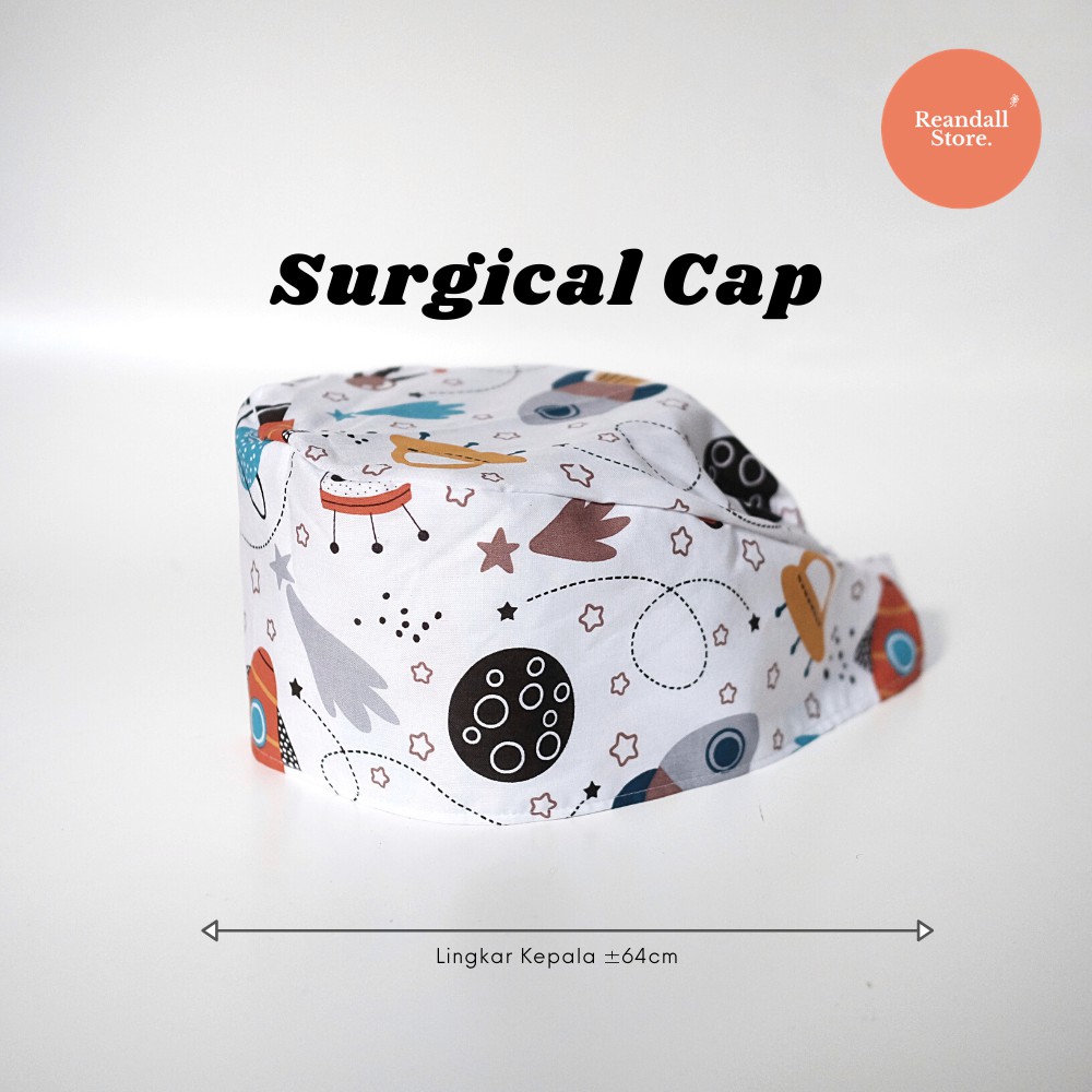 Jual (W) Surgical Cap / Topi Perawat / Topi Operasi / Topi Koki / Topi ...