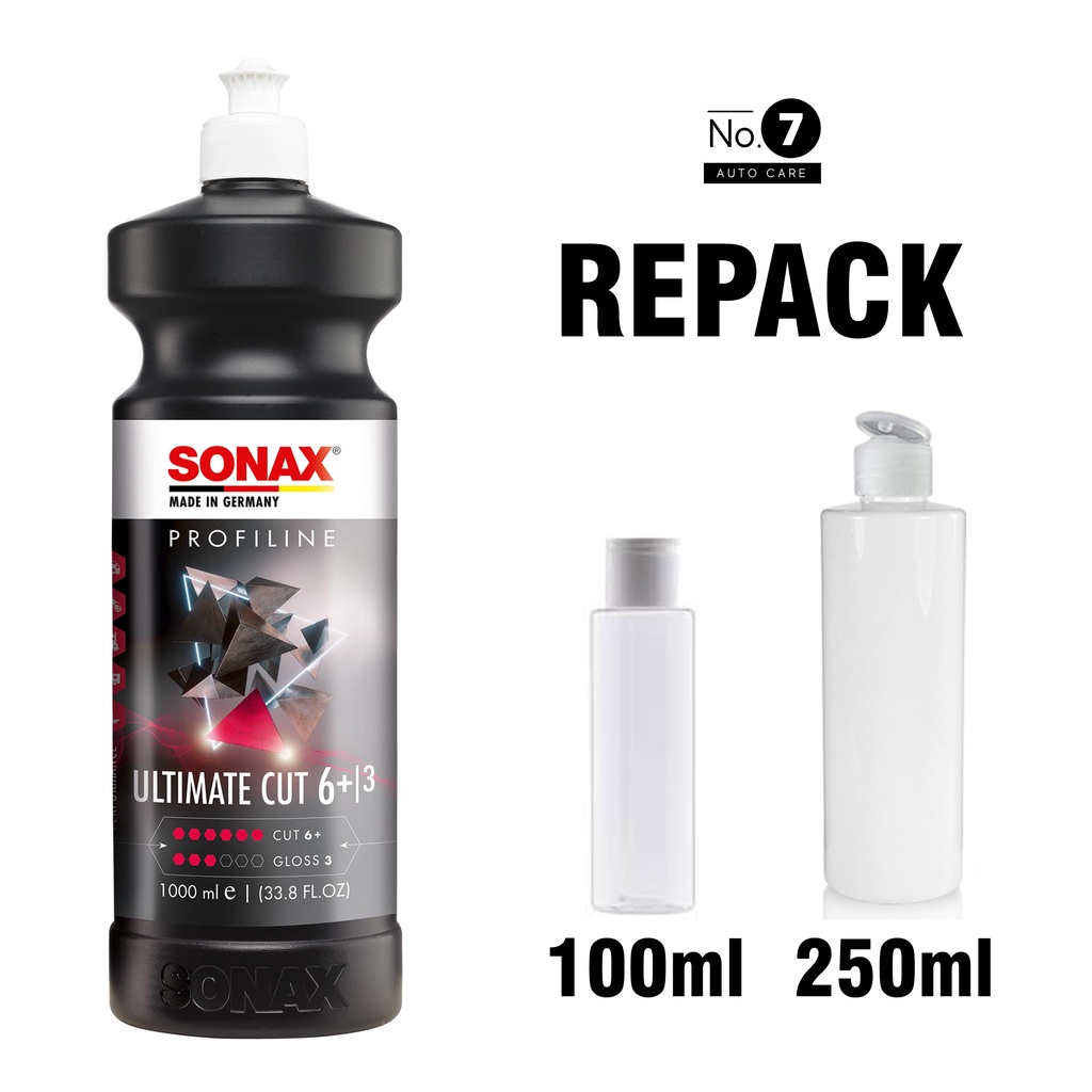 SONAX PROFILINE UltimateCut Lucidante Abrasivo - 250ml, Per Levigatura P1000, Made In Germany
